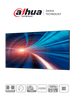 Dahua LS460UCM-EF - Pantalla Full HD para Videowall de 46 Pulgadas/ Panel LCD ADS Industrial 24/7/ Marco Ultra Delgado de 3.5mm/  Soporta Daisy Chain (Conexión HDMI en Cadena)/ Interfaces HDMI, DVI, VGA, BNC y USB/ Brillo 500 cd/m2/